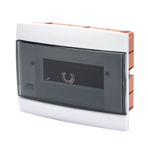 Gewiss 40 CDi Distribution Board 1x8m Smoked Door-Livecopper