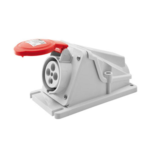Gewiss 16A 4 Pin Single Socket- IP44