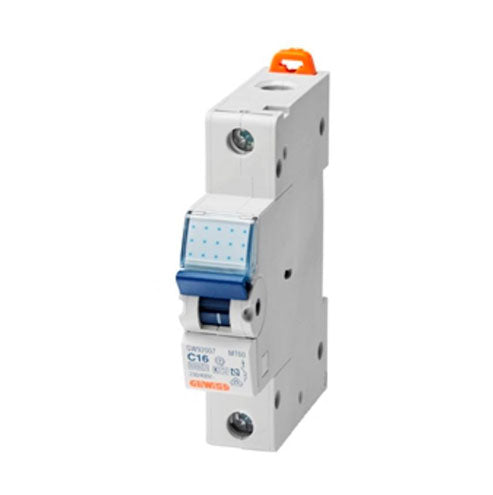 Gewiss DIN Mini Circuit Breakers 1P 25A C 4.5/6kA 1M