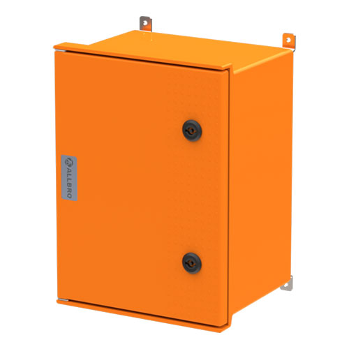 Allbro Allbrox 6 Enclosure with SMC Device Plate 600 x 400 x 200mm - Orange