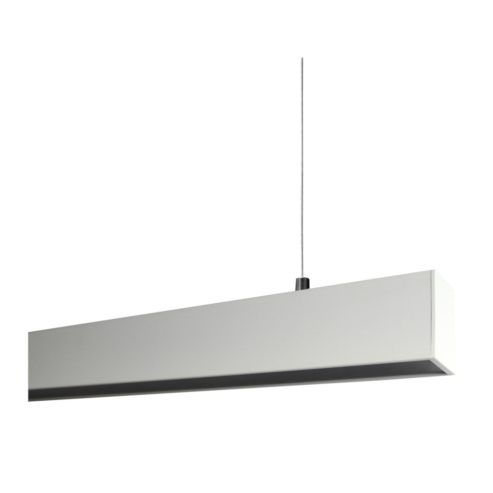 K. Light U Channel Aluminium Pendant 32W 4000lm - White