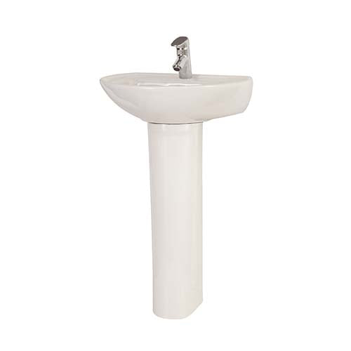 Lecico Atlas 50cm Basin with Pedestal