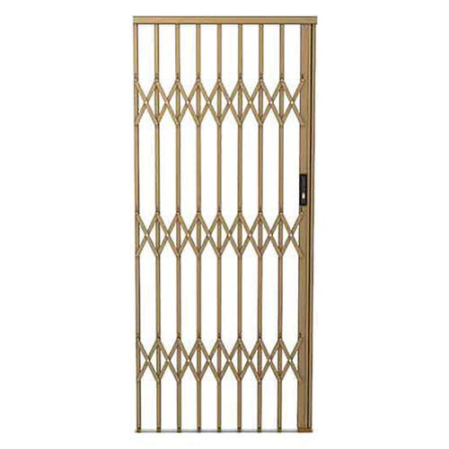 Xpanda Alu-Glide Security Gate 2150x1000mm - Matt Bronze