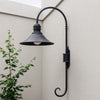 Ambiente Luce Strada On U Arm Long Wall Light - Black