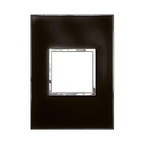 Legrand Arteor Cover Plate 2 Module - Mirror Black