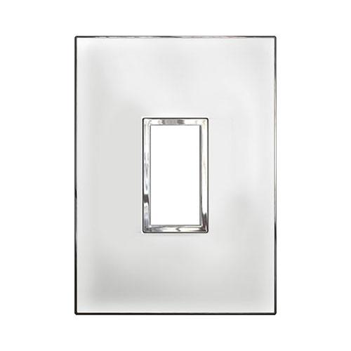 Legrand Arteor Cover Plate 1 Module - Mirror White