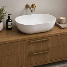 Load image into Gallery viewer, Two Tone Stone Aurora Countertop Vanity Basin

