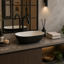 Load image into Gallery viewer, Two Tone Stone Aurora Countertop Vanity Basin
