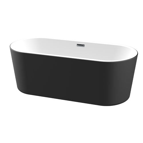 ASP Cayman Freestanding Bath - Matt Black