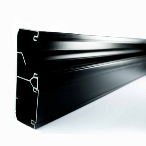 Decorduct 3 Compartment Power-Skirting 2.5m Black