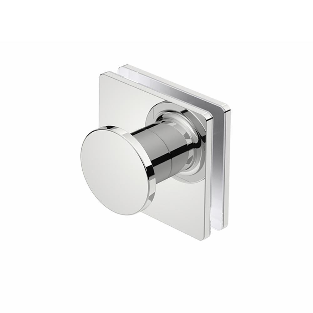 Bathroom Butler 1008 Glass Mounting RL SQ + Pull Knob (Single Set)