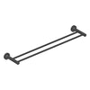 LIQUIDRed Felicity Double Towel Rail 650mm - Matt Black