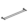 LIQUIDRed Felicity Double Towel Rail 800mm - Matt Black