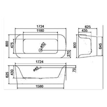 Load image into Gallery viewer, Cobra Flow Supreme One Piece Oval Bath - White
