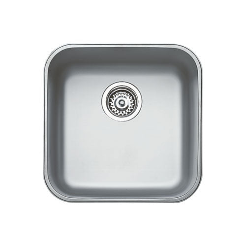 Teka BE 40.40 Plus Single Bowl Undermount Sink - Stainless Steel