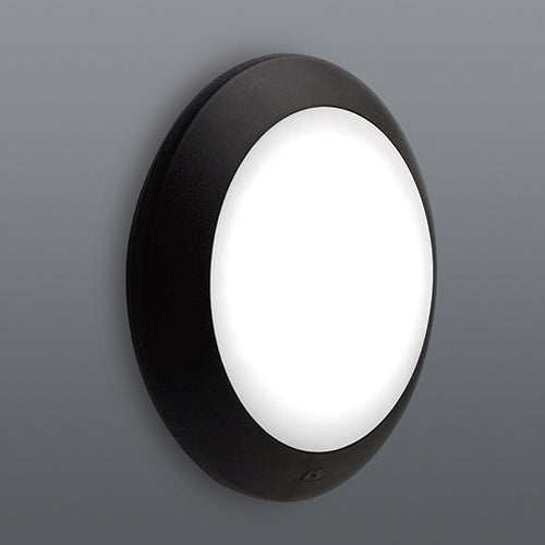 Spazio Berta 11W 1300lm Warm White Wall Light - Black