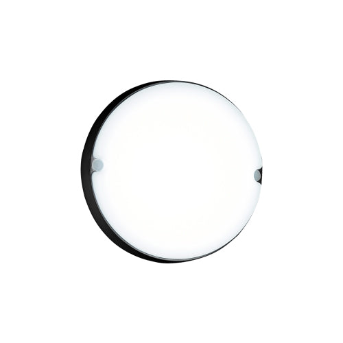 Bright Star Round LED PP Bulkhead 9W 630lm 3000K - Black