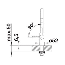Load image into Gallery viewer, BLANCO Candor Sink Mixer - Stainless Steel
