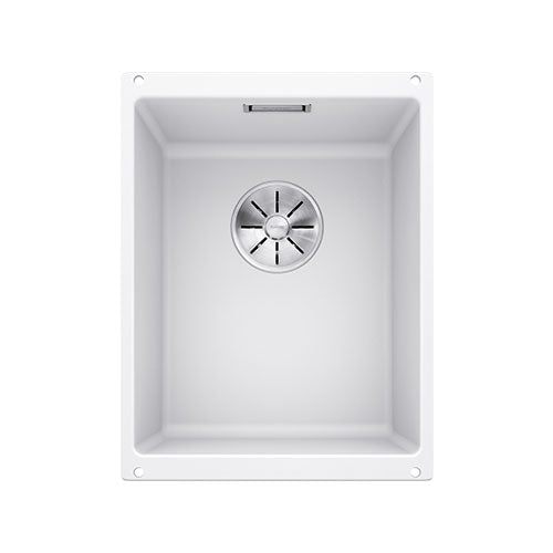 BLANCO SubLine 320-U Silgranit Single Bowl Undermount Sink - White