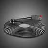Crabtree Domestic Extension Cord Black 2 RSA 16A - 15m