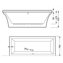 Load image into Gallery viewer, Cobra Cubo Cube Skirted Bath - White
