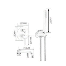 Load image into Gallery viewer, Trendy Taps Blackened Brass Bath Mixer Set

