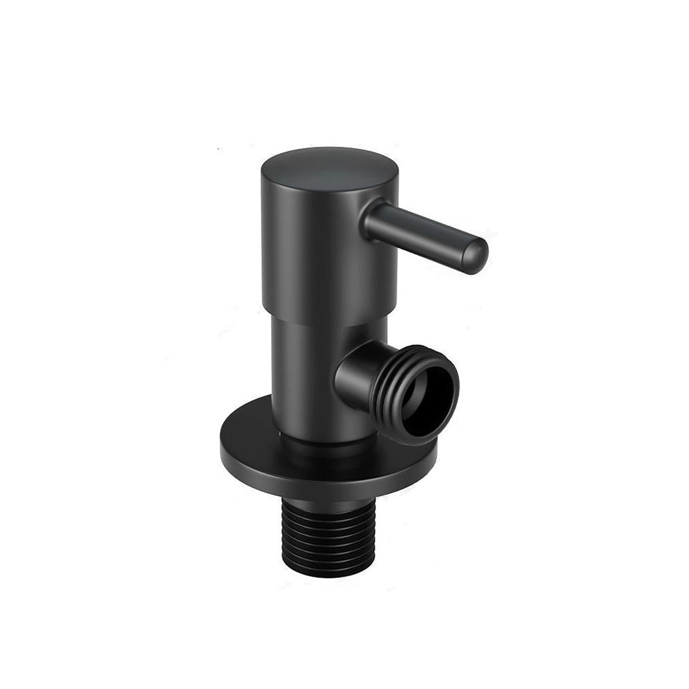 Trendy Taps Angle Valve Blackened Brass