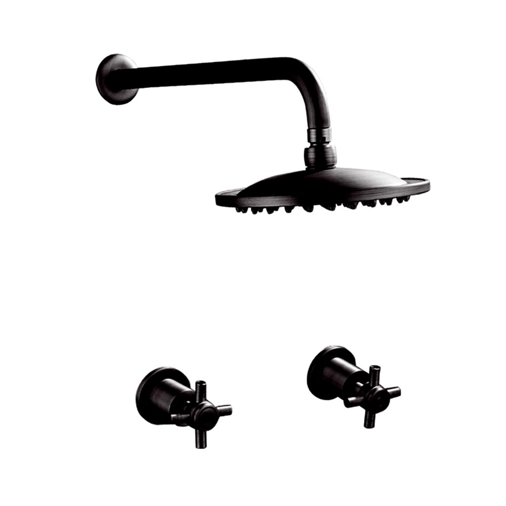 Trendy Taps Shower Set with Modern Taps - Blackened Brass