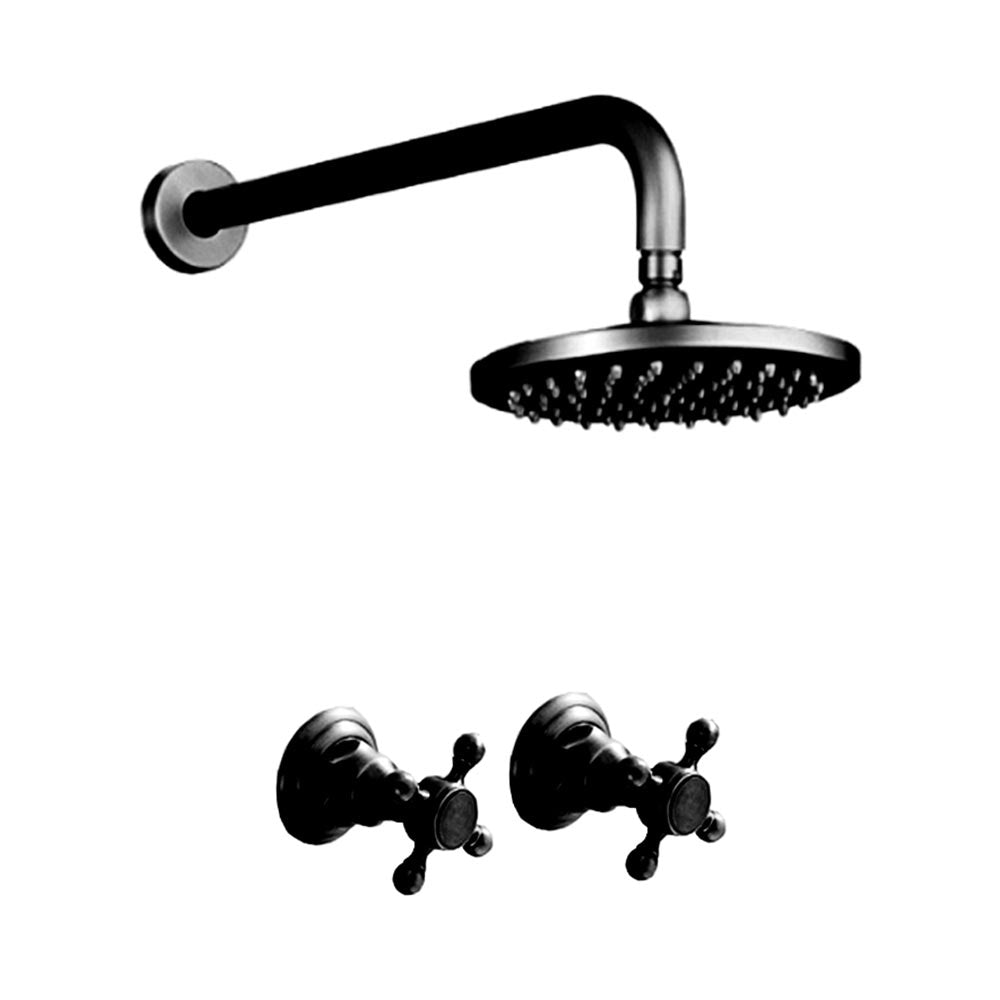 Trendy Taps Shower Set with Antique Taps Blackened Brass