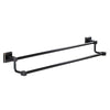 Trendy Taps SQ Double Towel Rail - Blackened Brass