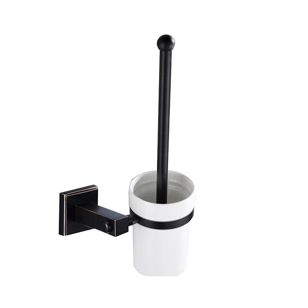 Trendy Taps SQ Toilet Brush Holder - Blackened Brass