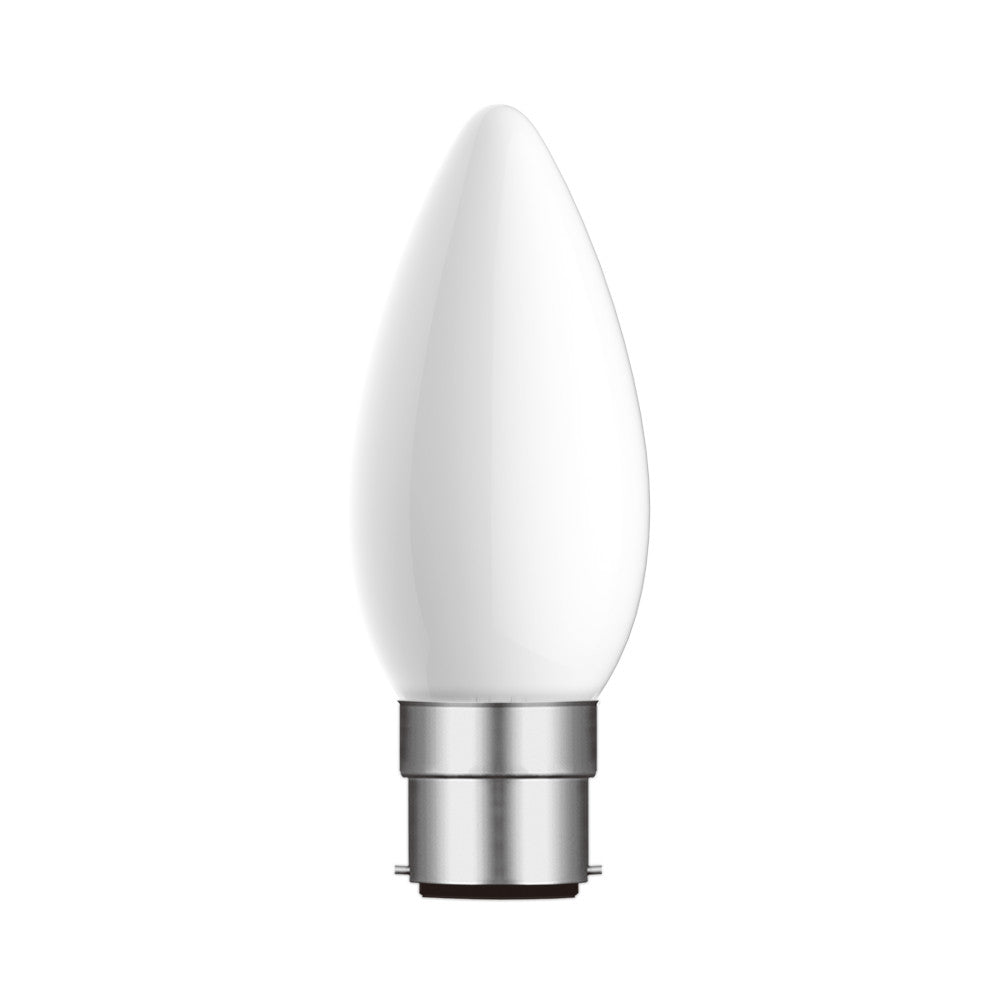 Bright Star LED Candle Bulb B22 4.5W 2700K - Opal