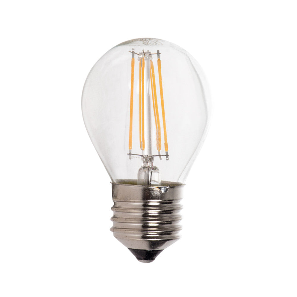 LED Golf Ball Bulb E27 4.5W 400lm 2700K - Clear