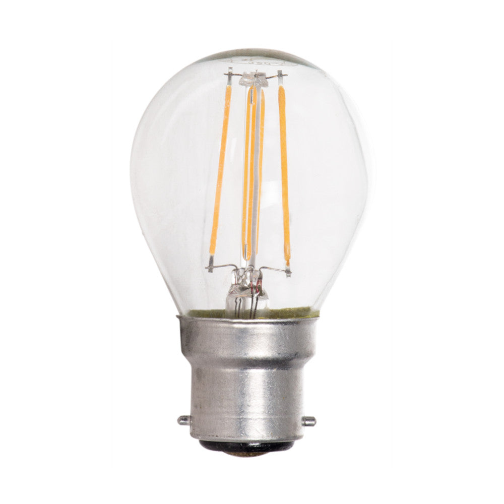 Bright Star LED Golf Ball Bulb B22 4.5W 400lm 2700K - Clear