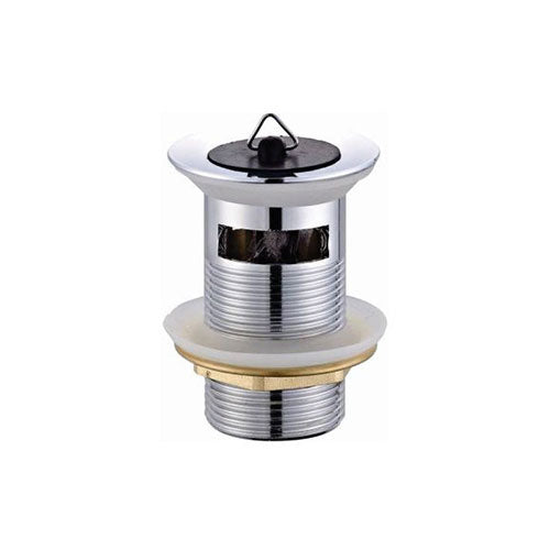 GIO Slotted Basin Waste 32mm with Plug - Chrome