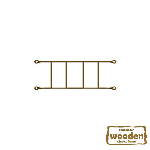 Xpanda Brick Burglar Guard - 950mm x 160mm Bronze