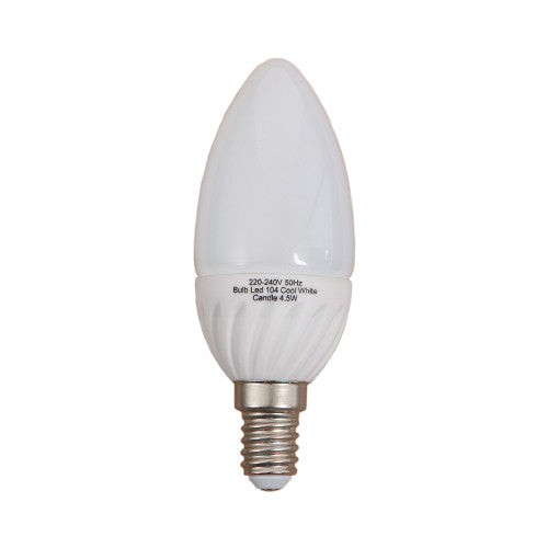 LED Candle Bulb E14 4.5W 360lm Cool White