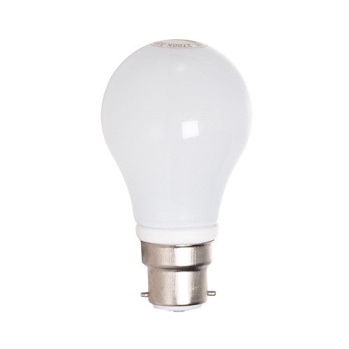 LED Frosted Full Vision Bulb B22 6W 500lm Warm White