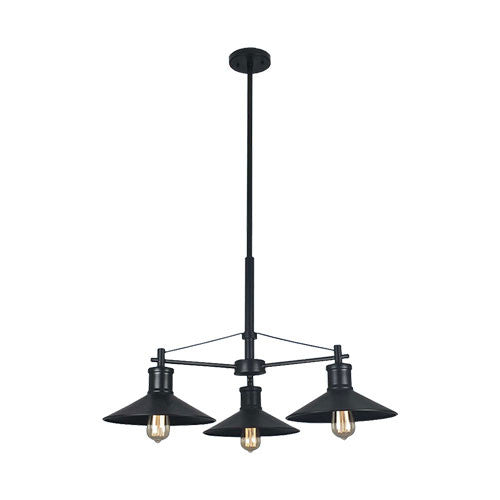 Bright Star Classic Black Metal Chandelier