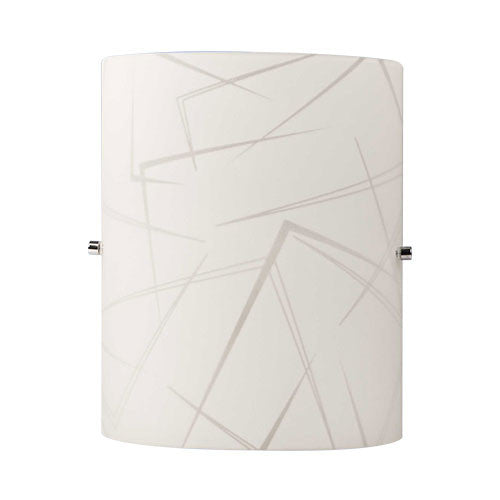 Bright Star Corner Patterned Glass Wall Light