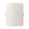 Bright Star Corner Patterned Glass Wall Light