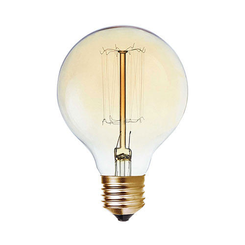 Carbon Filament G125 E27 60W Warm White Bulb