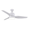 Bright Star 3 Blade Ceiling Fan with Light and Remote 1220mm - White