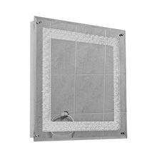 Load image into Gallery viewer, Bright Star Polished Chrome &amp; Crystal Bathroom Mirror
