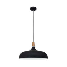 Load image into Gallery viewer, Bright Star Metal Pendant With Wood
