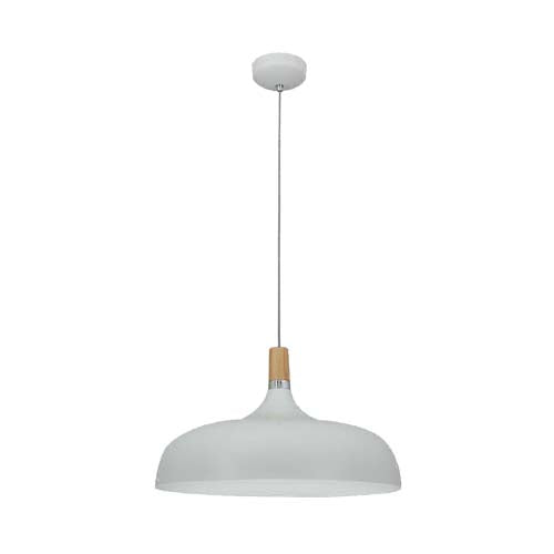 Bright Star Metal Pendant With Wood