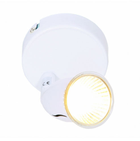 Bright Star Painted Spotlight - White