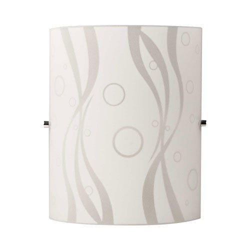 Bright Star Sea Patterned Glass Wall Light