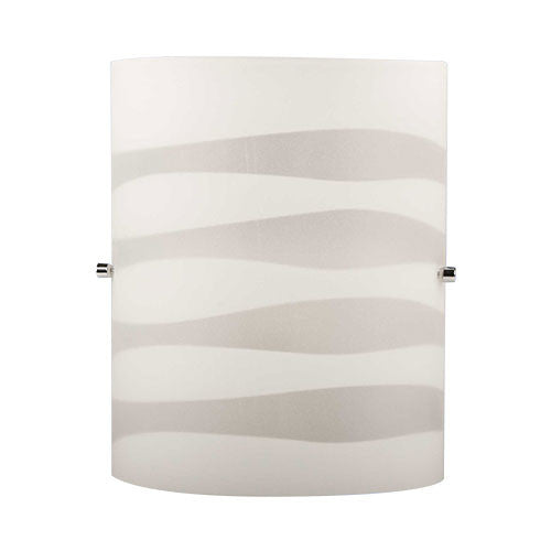 Bright Star Stripe Patterned Glass Wall Light