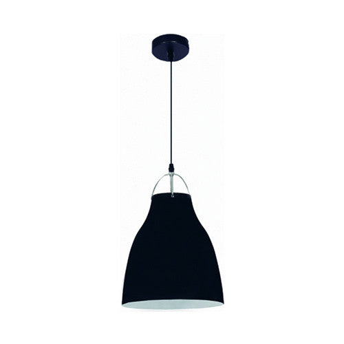 Narrow Black Aluminium Pendant